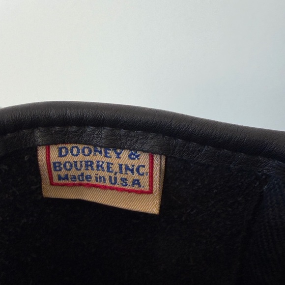 Vintage Dooney & Bourke Buckle Shopper Tote Pebble Leather 90’s All Weather Bag - Picture 6 of 9